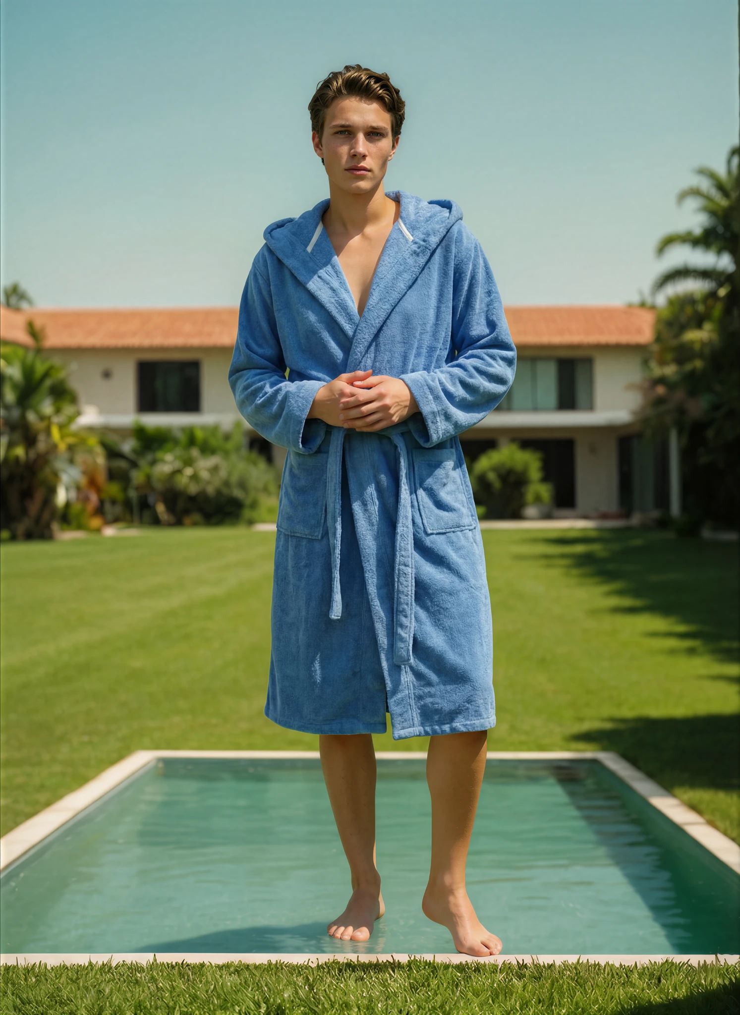Unisex-Bademantel