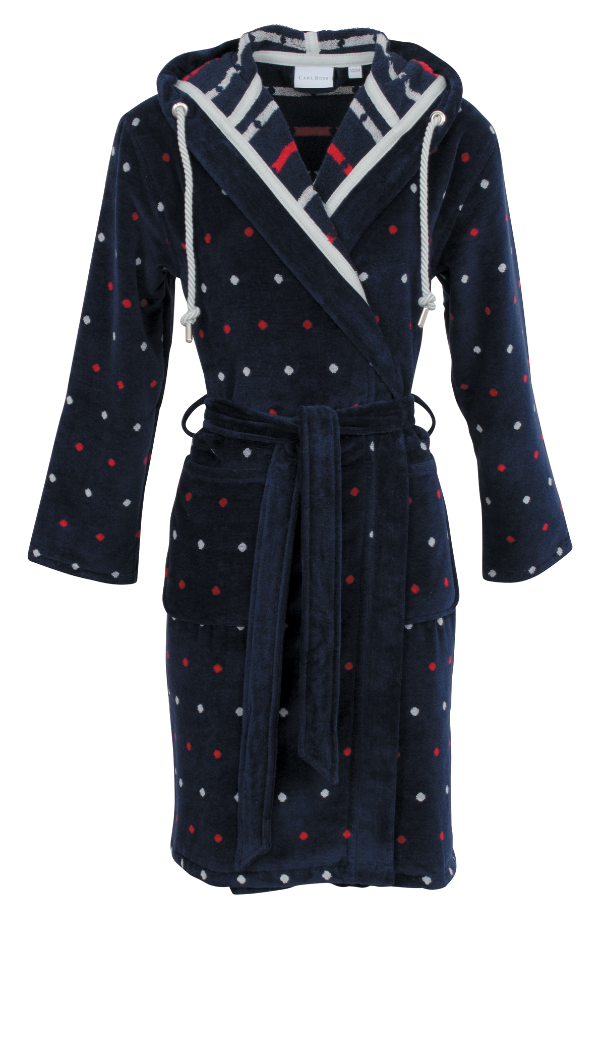 Damen-Bademantel-Velours