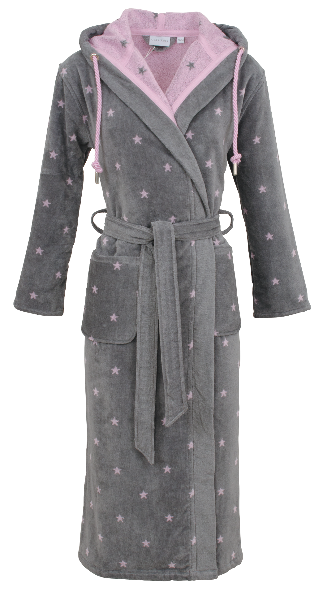 Damen-Bademantel-Velours