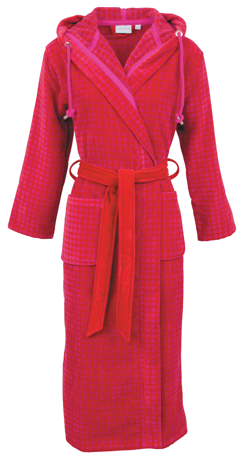 Damen-Bademantel-Velours