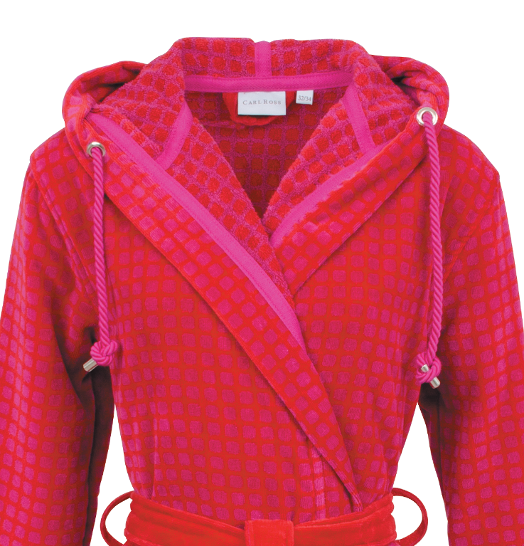 Damen-Bademantel-Velours