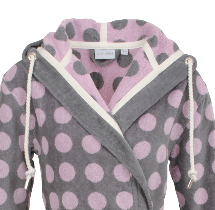 Damen-Bademantel-Velours