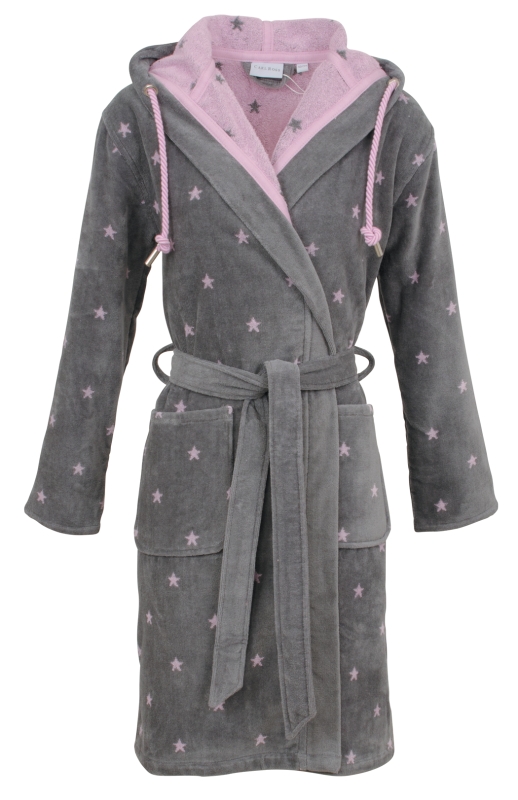 Damen-Bademantel-Velours