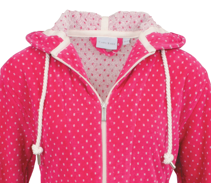 Damen-Bademantel-Velours