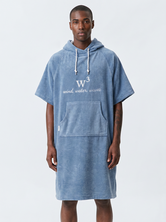 Unisex-Poncho-mit-Stick