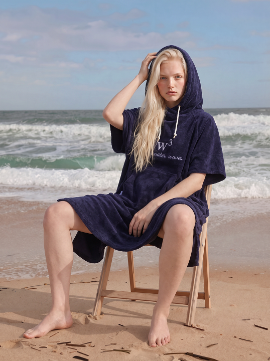 Unisex-Poncho-mit-Stick