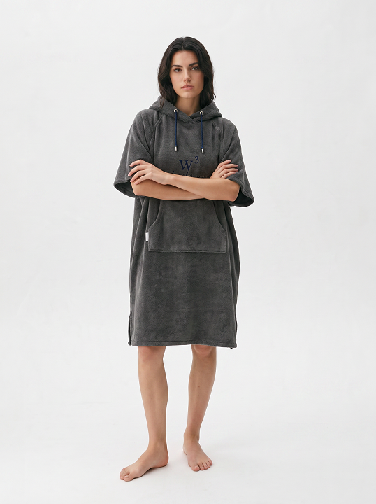 Unisex-Poncho-mit-Stick