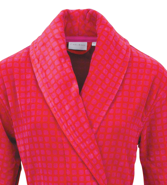 Damen-Bademantel-Velours