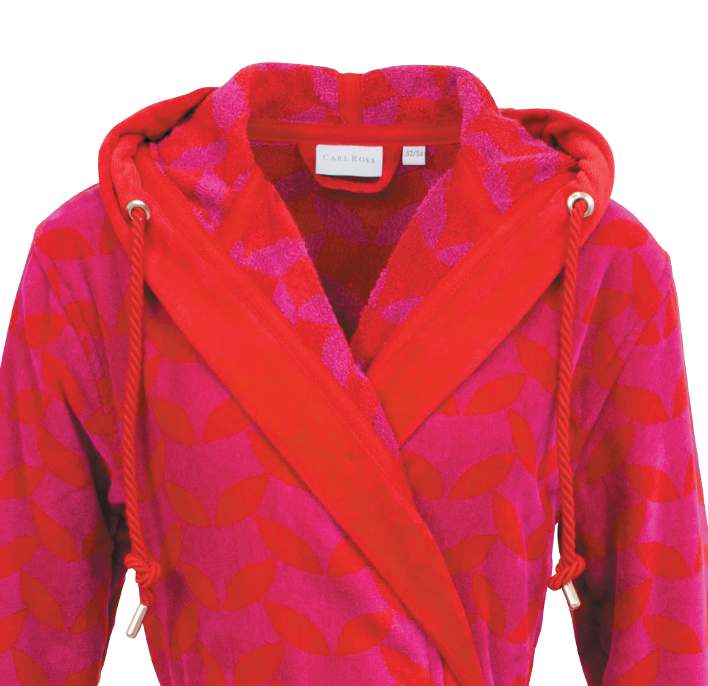 Damen-Bademantel-Velours