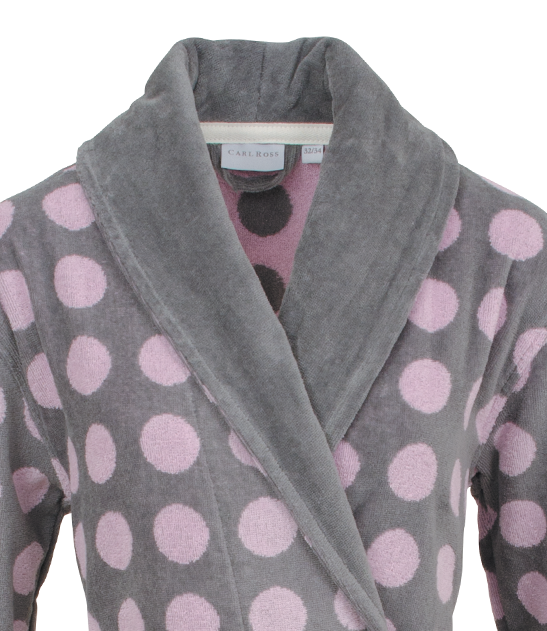 Damen-Bademantel-Velours