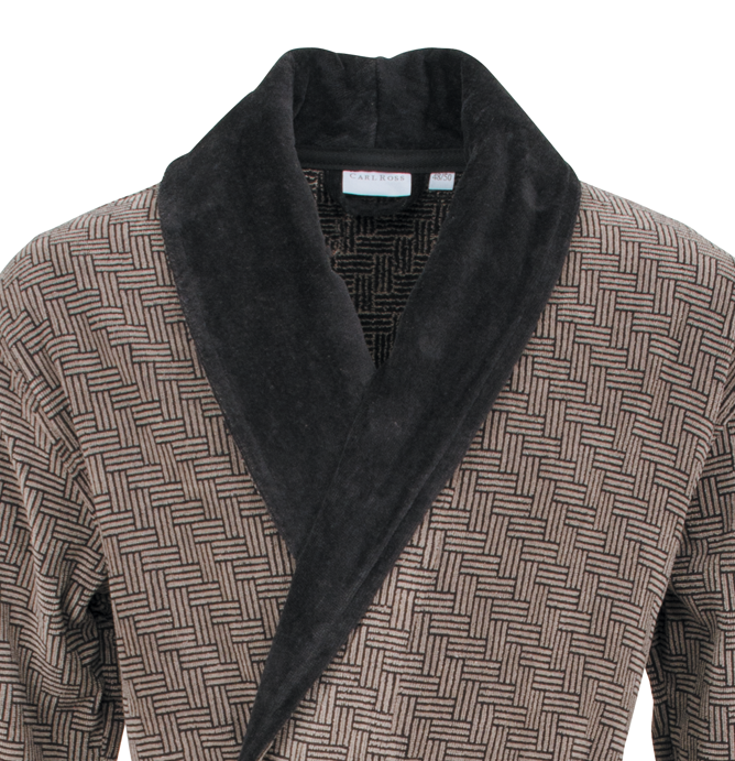 Herren-Bademantel-Velours